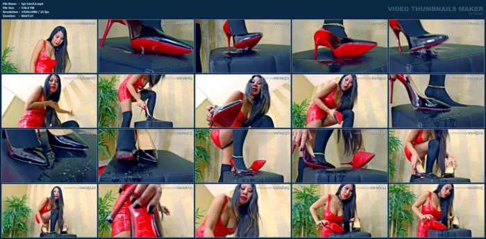 So Much Spit Makes You Horny! - Goddess Vanny - SPITTING-GIRLS - MP4