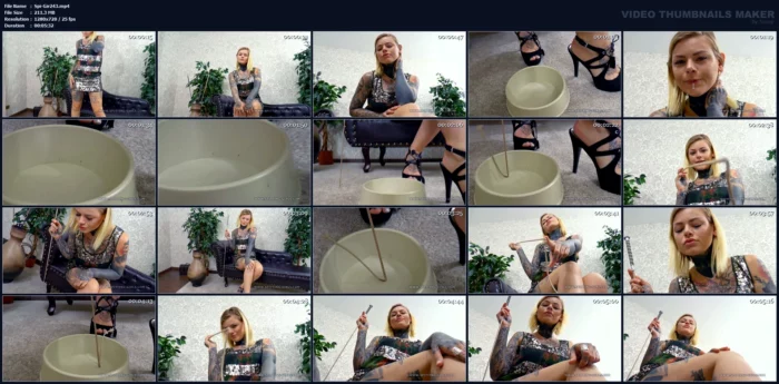 Spittle Served In A Cup - SPITTING-GIRLS - MP4