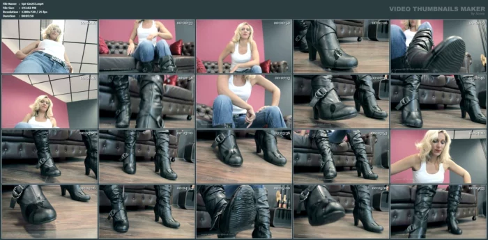 Tall Svenja's Spit Slave - SPITTING-GIRLS - MP4