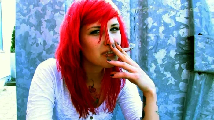 Tattooed Tura - Red-Haired Girl Spits - SPITTING-GIRLS - MP4