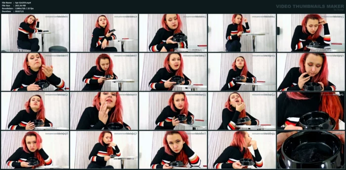 This Here Is Your Change Of Diet! - Mistress Roxana - SPITTING-GIRLS - MP4