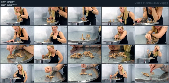 Trapped In A Sea Of Spit - Mistress Jane - SPITTING-GIRLS - MP4