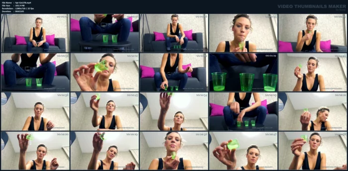 You Have To Swallow It All - Mistress Sara - SPITTING-GIRLS - MP4