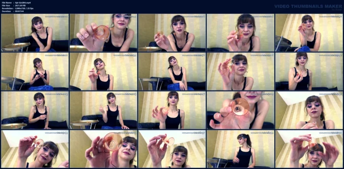 Your Three-Course Spit Meal! - Princess Amber - SPITTING-GIRLS - MP4