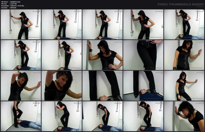 Delicious Spit For You! Sina Dominates Her Slave And Spits At Him! - SPITTINGBITCHES - MP4