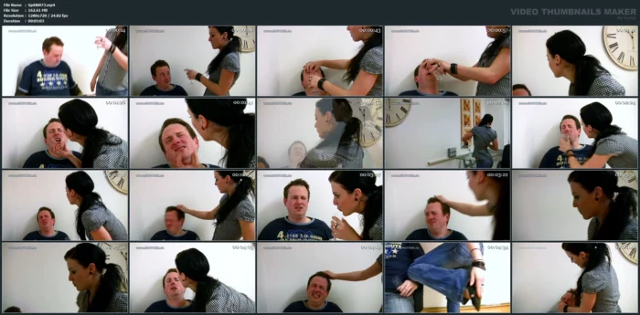 He Has To Drink Her Spit! - SPITTINGBITCHES - MP4