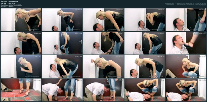 Hot Xenia Spits At Her Worthless Slave! - SPITTINGBITCHES - MP4