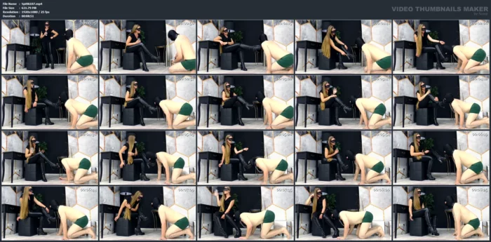 Lady Nora - Trying Out The Shoeshine Boy - SPITTINGBITCHES - MP4