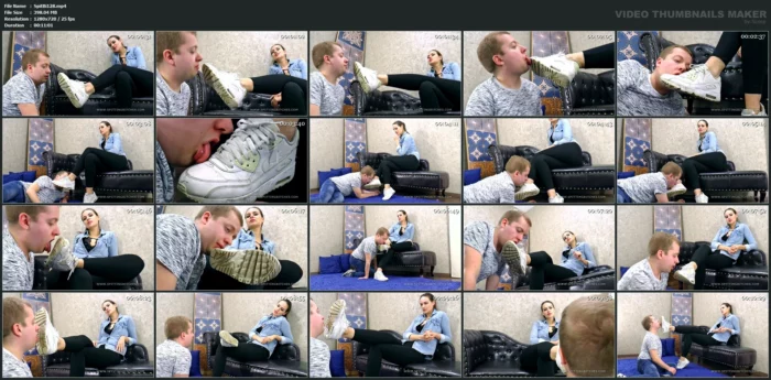 Lick The Sneaker Dirt And Spit Away! - SPITTINGBITCHES - MP4