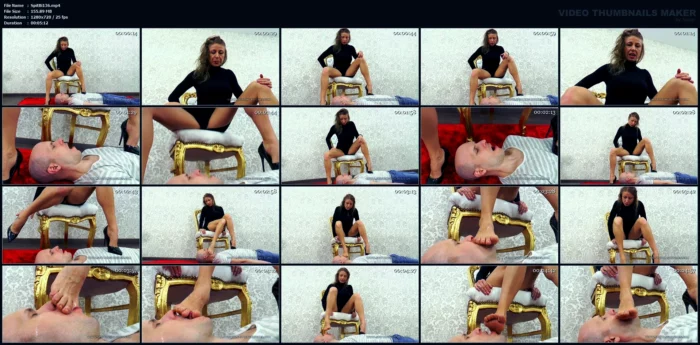 Lots Of Spit For The Slave! - SPITTINGBITCHES - MP4