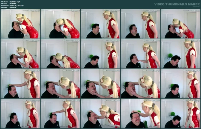 Nurse Darkwings Spit - SPITTINGBITCHES - MP4