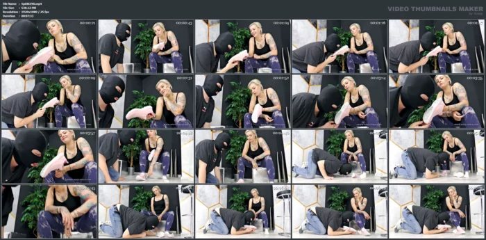 Sneaker Soles And Spit From Mistress Zora - SPITTINGBITCHES - MP4