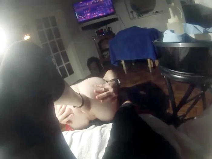 Nasty Femdom Foot Fuck - SUBMISSIVE HUSBAND - MP4