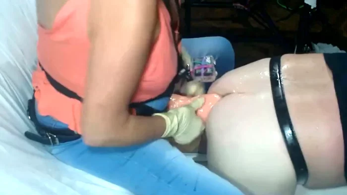 Pegged With Crookneck Dildo - SUBMISSIVE HUSBAND - MP4