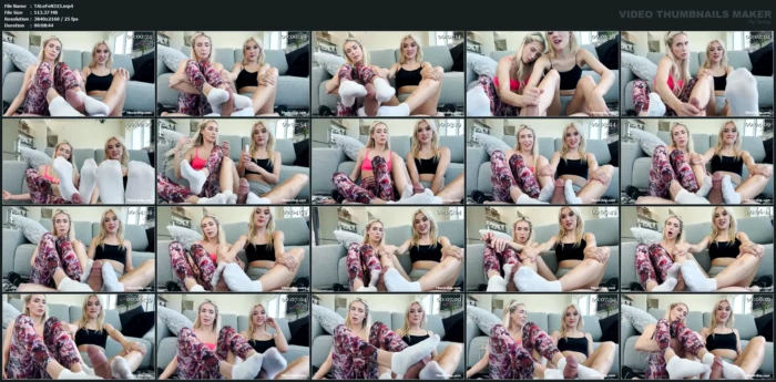Aiden And Delilahs After Work Out Footjob - TAWORSHIP - FOOT WORSHIP - MP4