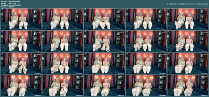 Jazmin And Jordans Barefoot JOI - TAWORSHIP - FOOT WORSHIP - MP4