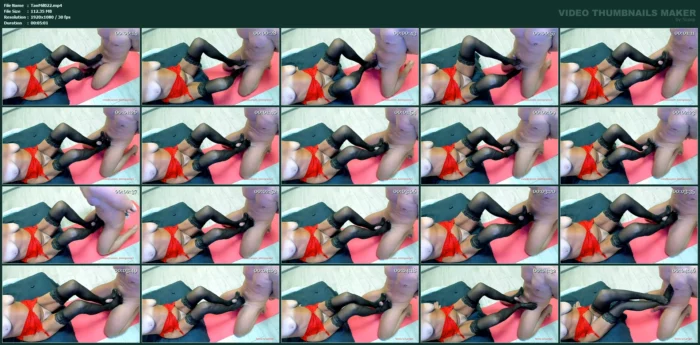 Gilf Domination In Stockings Foot Fetish Cumshot - TANIAMILF - MP4