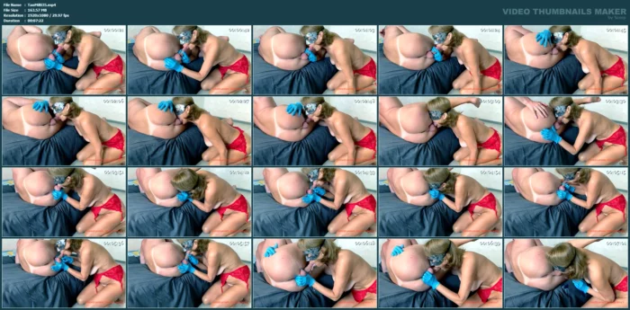 Granny Blowjob Balls Sucking And Sperm Swallowing Fetish - TANIAMILF - MP4