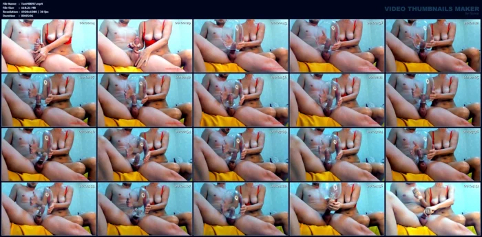 Old Lady Milking Dick With Diy Vagina Balloon - TANIAMILF - MP4