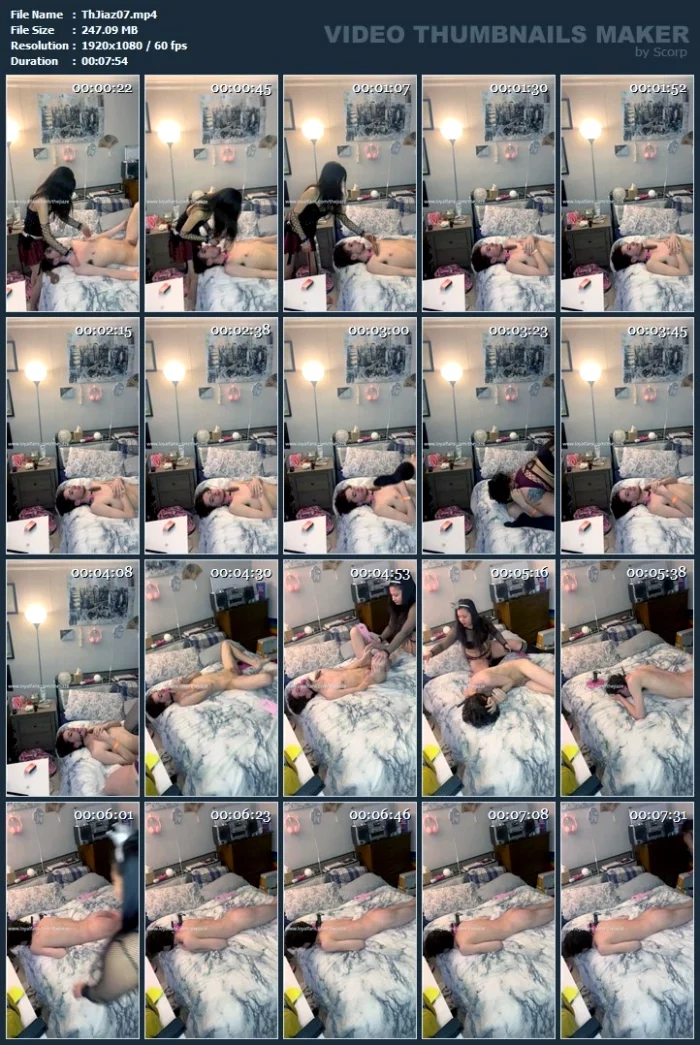 Double Domme Session 2 - THE JIA ZE / GODDESS ZI / ASIAN QUEEN Z - MP4