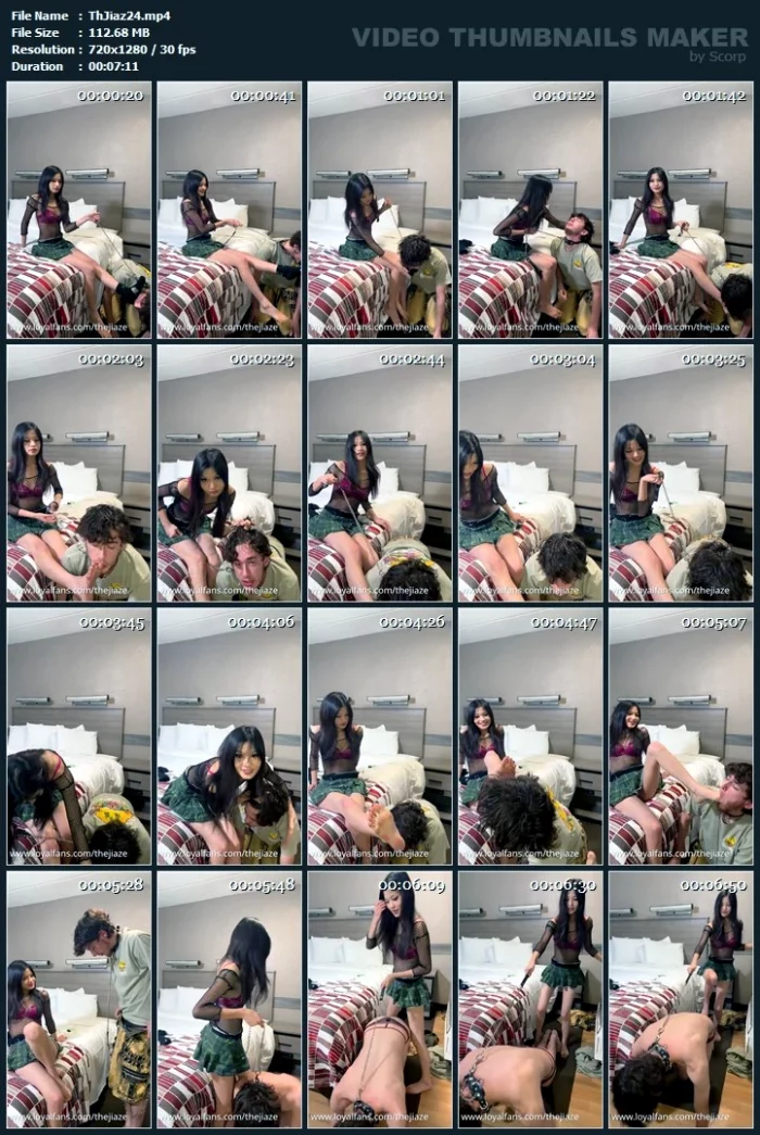 My Little Puppy Worships My Feet On His Leash - THE JIA ZE / GODDESS ZI / ASIAN QUEEN Z - MP4