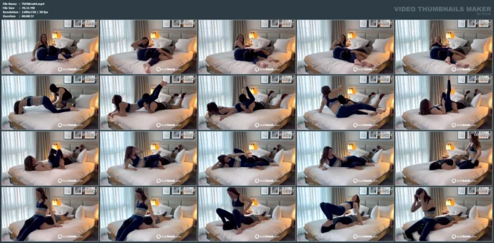 Bed Neck Squeezes - THE MISTRESS KRUSH UK - MP4