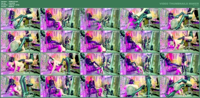 Double Boot Worship With The Hunteress - THE MISTRESS KRUSH UK - MP4