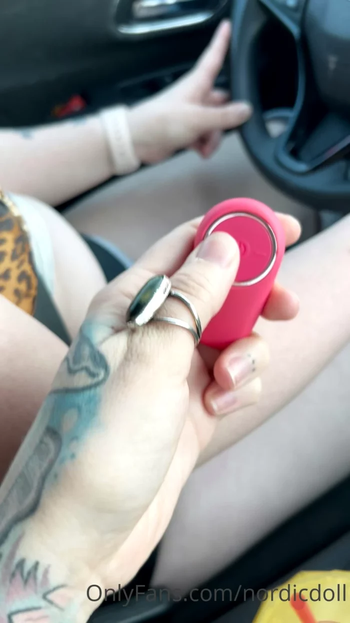 I Use A Remote Control Vibrator To Give Kinky Rose An Orgasm While She's Driving - THE NORDIC DOLL / MISTRESS HELTHE NORDIC DOLL / MISTRESS HEL - MP4