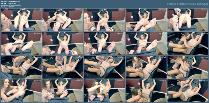 Nikki Suffers Soles Up - TAWORSHIP - TICKLING - MP4