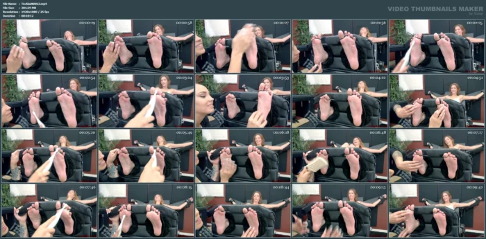 Vicky Vallencourt Toetied - TAWORSHIP - TICKLING - MP4