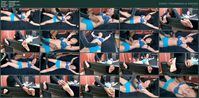 Sumiko Bondage Bed - TAWORSHIP - TICKLING - MP4