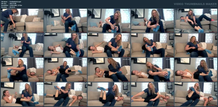Amazon Revenge - Mia Vallis, Noami Swann - TAWORSHIP - TICKLING - MP4
