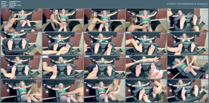 Chloe Foster Toetied - Chloe Foster, Naomi Swann - TAWORSHIP - TICKLING - MP4