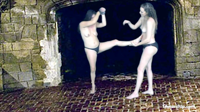 Dungeon Tickling - Indica, Sablique Von Lux - TAWORSHIP - TICKLING - MP4