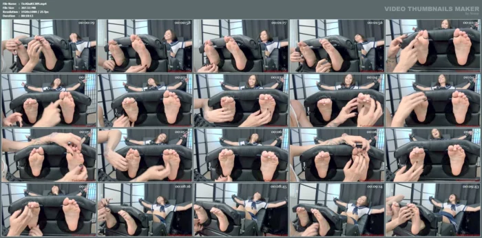 Sexy Asian Soles In Stocks - TAWORSHIP - TICKLING - MP4