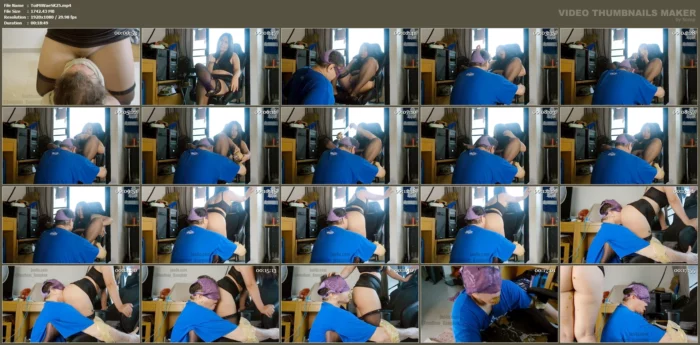 Inescapable Ass To Mouth , Panic Inducing , Shit Feeding - TOILET MISTRESS WAEL - MP4