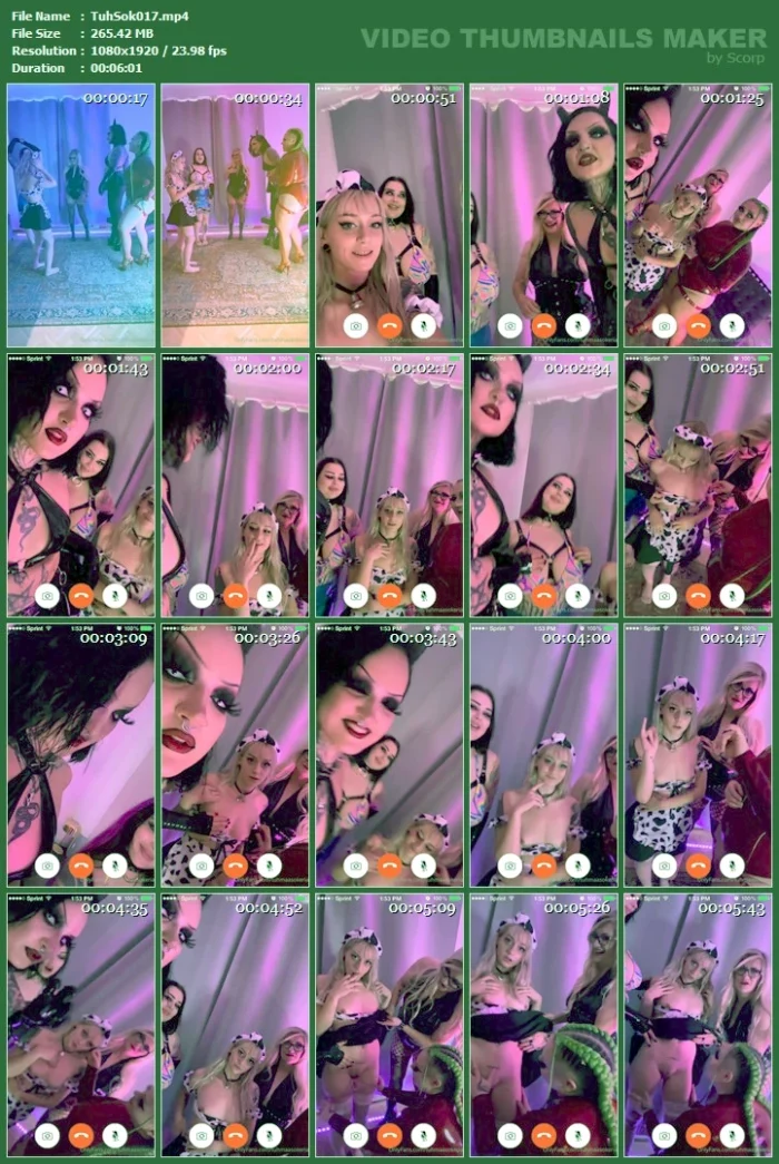 Cuckolding - Halloween Party Videocall - TUHMAA SOKERIA - MP4