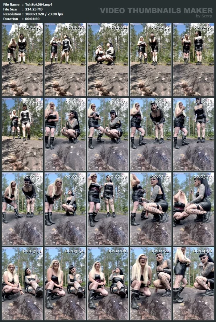 Outdoor Spit Humiliation - TUHMAA SOKERIA - MP4