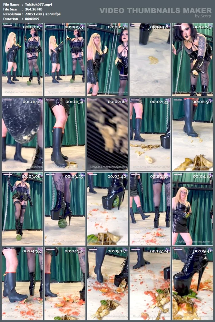 POV Me And The Lovely Cruel Gothic Mistress Miss Evilia - TUHMAA SOKERIA - MP4