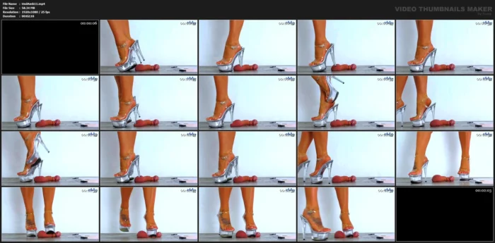 Cum Under My Clear Stripper Heels - UNDER AMBER - MP4