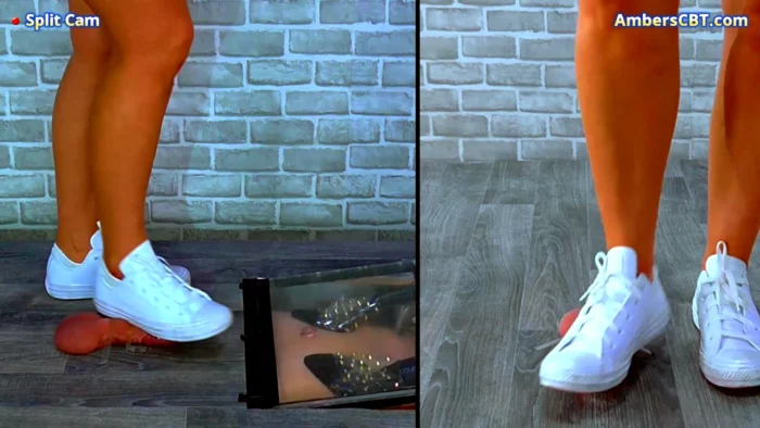 Cum Under The Rough Soles Of My Leather Converse All Stars - UNDER AMBER - MP4