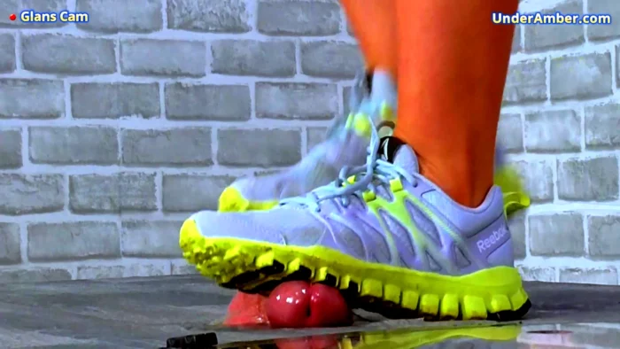 Trampled & Denied Orgasm Under The Rough Dirty Tread Of My Reebok Trainers - UNDER AMBER - MP4