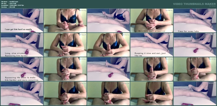 Sensual Edging Handjob For My Ex Boyfriend - VERONICA OLIVE - MP4