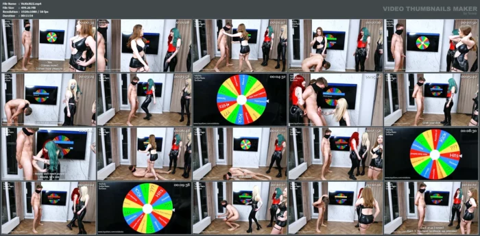 Wheel Of Fortune - Triple Hell For Your Balls! - VICKI KICKS - MP4