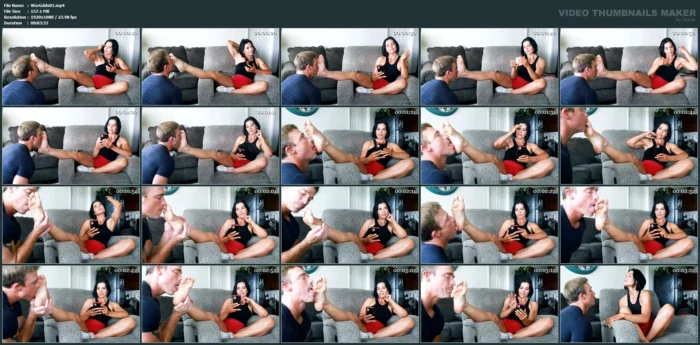 $100 To Lick My Foot After The Gym - ZEPHIANNA / GODDESS ZEPHY / WORLD GODDESS - MP4