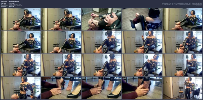 That Stupid Face Of Yours Is Just An Object For My Foot - ZEPHIANNA / GODDESS ZEPHY / WORLD GODDESS - MP4