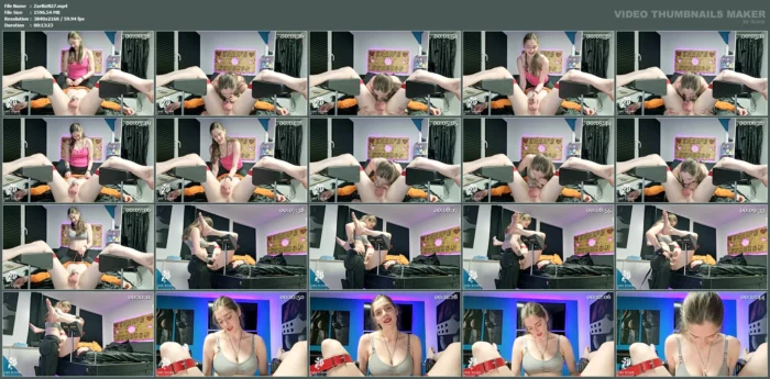 Cuckold Facesitting And Strapon Fuck - ZARA BIZARR - MP4