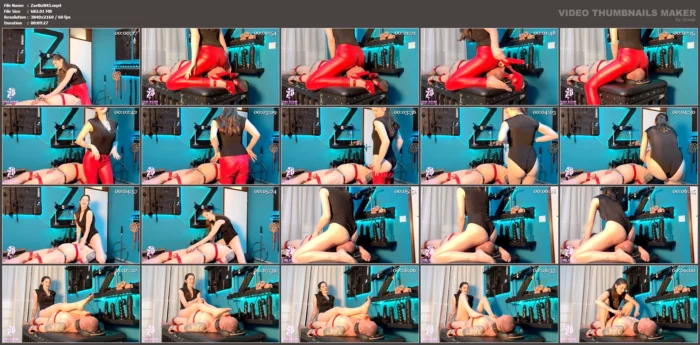 Facesitting In Leggings And Bodysuit - ZARA BIZARR - MP4