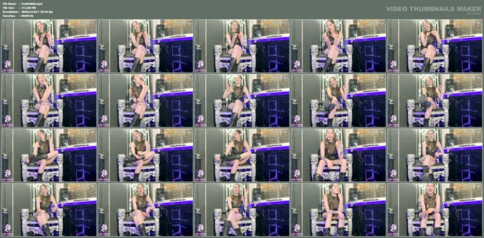 Jerk Off Instructions With A Special Conclusion - ZARA BIZARR - MP4