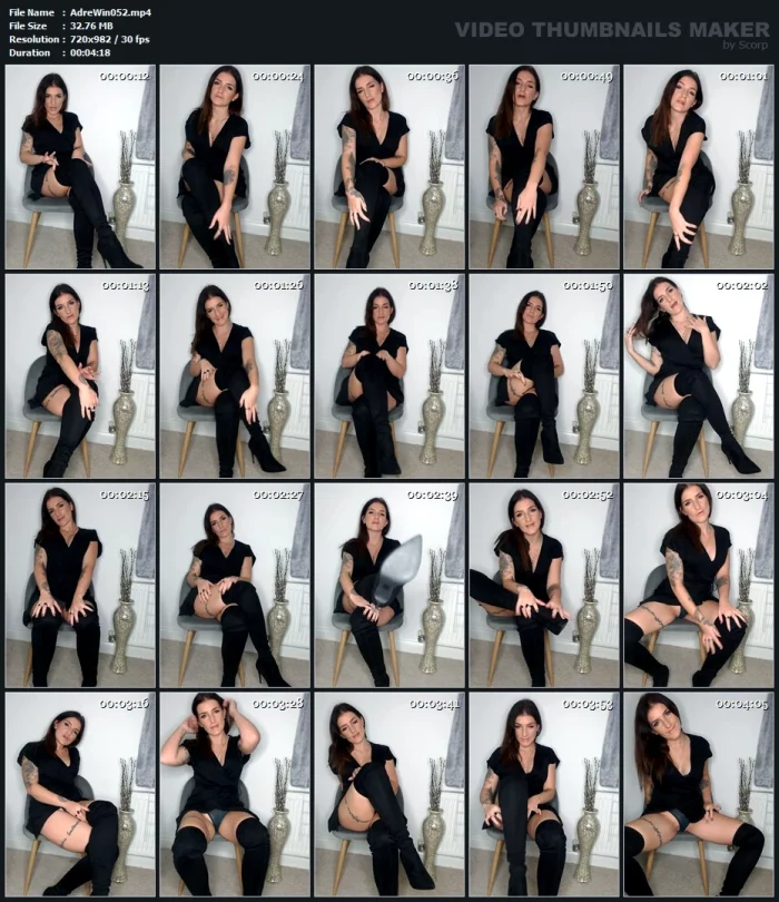 Have You Noticed My Fuck Me Boots Before. Let Me Tell You About Them - ADREENA WINTERS - MP4